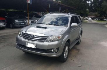 2015 Toyota Fortuner V 4x2 VNT Diesel Silver For Sale 