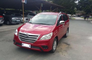 2016 Toyota Innova E MT Diesel Red For Sale 