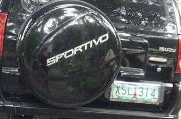 Black Isuzu Sportivo 2005 for sale