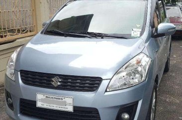 Fresh Suzuki Ertiga GLX 2015 AT Blue For Sale 