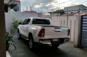 Fresh Toyota Hilux G AT 2016 White For Sale 