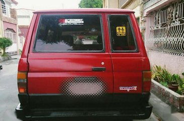 1997 Toyota Tamaraw Fx GL MT Red For Sale 