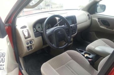 2004 Ford Escape XLS AT Red SUV For Sale 