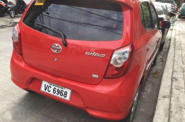 2016 Toyota Wigo 1.0 G Manual Red for sale