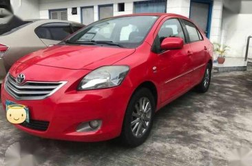 Toyota Vios G 1.3 2013 AT Red Sedan For Sale 