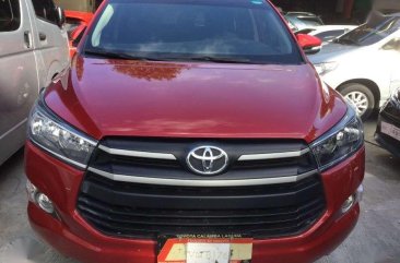 2017 Toyota Innova 2.8 E Variant Automatic Diesel Red for sale