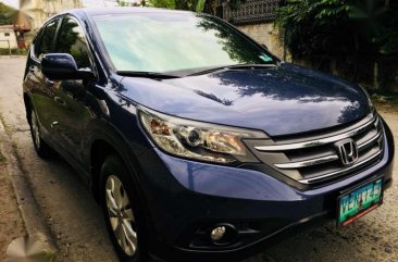 Fresh 2012 Honda Crv AT Blue SUV For Sale 