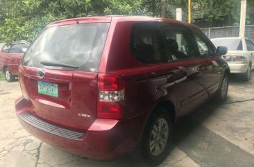 2012 Kia Carnival CRDi MT Red Van For Sale 