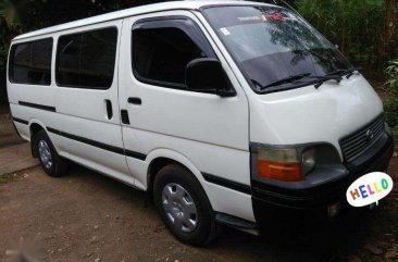 Toyota Hiace commuter 2000 for sale 