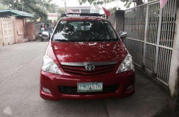 Toyota Innova J 2010 MT Red For Sale 