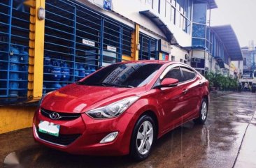 Hyundai Elantra Gls 2012 AT Red Sedan For Sale 