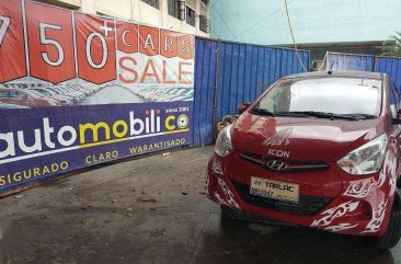 2016 Hyundai Eon GLX Gas Manual Red For Sale 