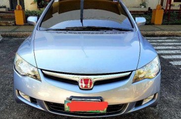 Honda Civic 1.8v MT 2008 Blue Sedan For Sale