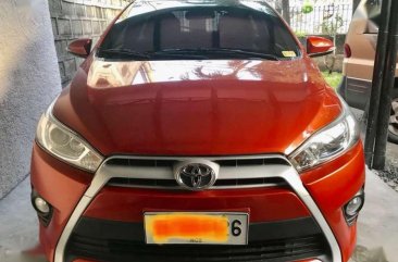 Toyota Yaris 2015 AT Orange HB For Sale 