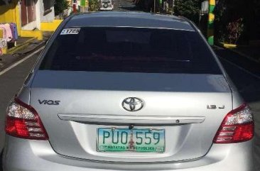 Toyota Vios 2010 Manual 1.3 J Silver Sedan For Sale 