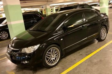 Honda Civic 2008 1.8 S AT Black Sedan For Sale 