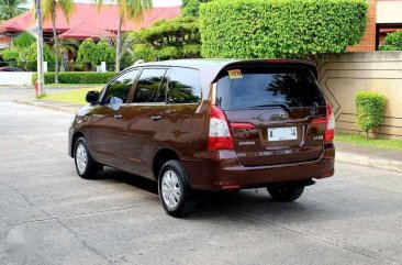 2014 Toyota Innova E MT Brown SUV For Sale 