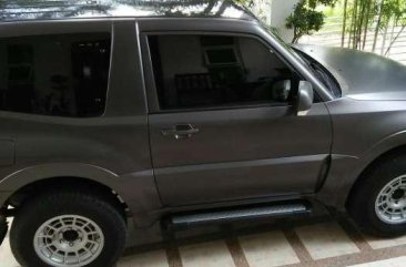 Mitsubishi Pajero 3door 2002 AT Gray SUV For Sale 