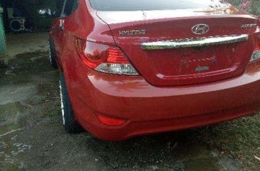 Hyundai Accent 2012 MT Red Sedan For Sale 