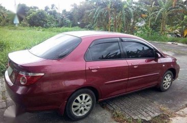 Fresh 2008 Honda City AT Red Sedan For Sale 