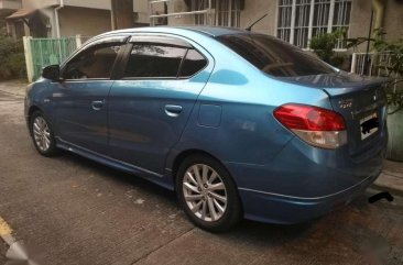 2014 Mitsubishi Mirage G4 GLS MT Blue For Sale 