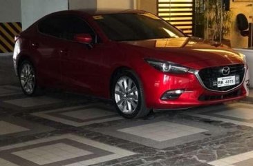 2017 Mazda 3 2.0L Skyactiv Red Sedan For Sale 