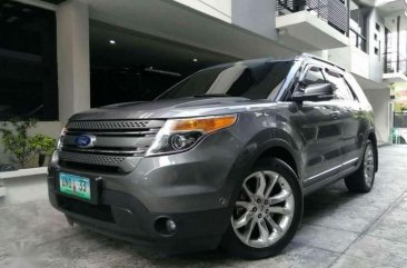 2013 Ford Explorer 4x4 V6 AT Gray SUV For Sale 