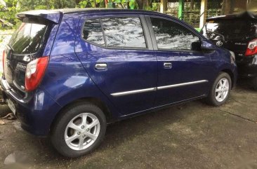 2015 Toyota Wigo 1.0 G Automatic Blue Gas for sale