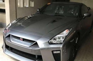 Almost New Nissan GTR 2017 Gray Coupe For Sale 