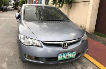 Honda Civic 2007 Manual Gray Sedan For Sale 