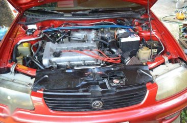 Mazda 323 1996 Manual Red Sedan For Sale 