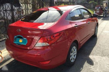 2014 Hyundai Accent 1.4L MT Red - Assumed Balance for sale