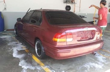 Honda Civic LXi 1996 MT Red Sedan For Sale 