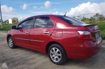 Toyota Vios 1.3E 2010 AT Red Sedan For Sale 