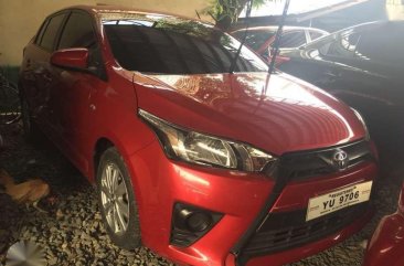 2016 TOYOTA Yaris 13 E Red Automatic FOR SALE