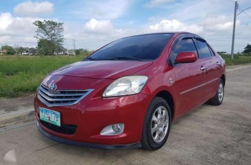Toyota Vios 1.3E 2010 AT Red Sedan For Sale 
