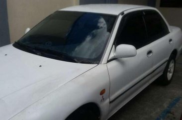 Mitsubishi Lancer Manual White Sedan For Sale 