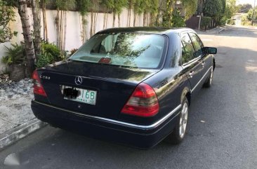 1995 MERCEDES-BENZ C280 black FOR SALE