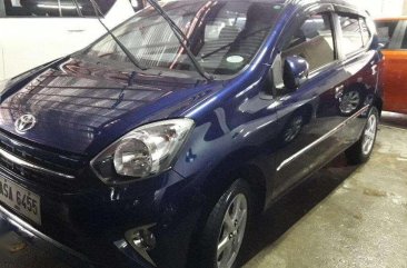 Toyota Wigo G 2015 Blue automatic for sale