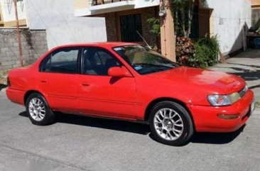 1994 Toyota Corolla XL MT Red Sedan For Sale 