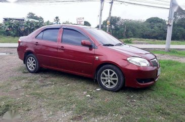 Toyota Vios 1.3E 2006 Manual Red For Sale 