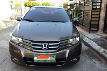 Honda City 2011 Gasoline Automatic Brown for sale