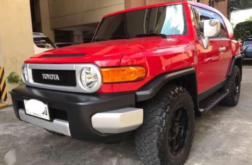 2015 Toyota FJ Cruiser AT 4x4 Red For Sale 