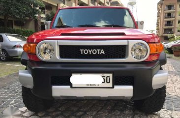 2015 Toyota FJ Cruiser AT 4x4 Red For Sale 