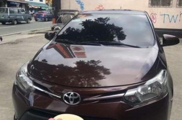 Toyota Vios E 2014 AT Brown Sedan For Sale 