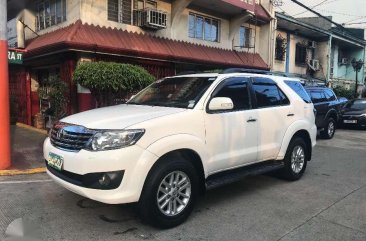 2013 Toyota Fortuner G Gas AT White For Sale 