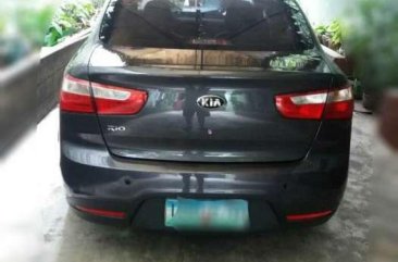 2012 Kia Rio EX 1.4 AT Gray Sedan For Sale 