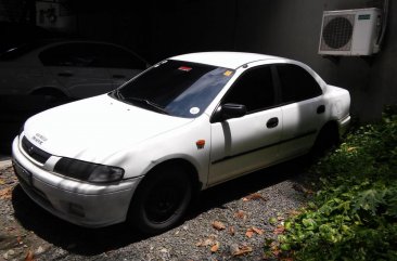 Mazda 323 1997 Gasoline Automatic White for sale 