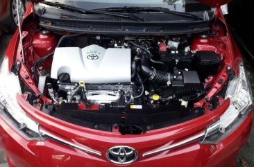 2017 Toyota Vios E Automatic Red Sedan For Sale 