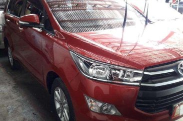 Toyota Innova 2017 E AT Red SUV For Sale 